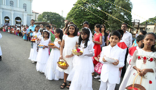 Milagres Church monthi fest